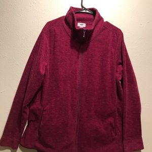 Maroon old navy zip-up